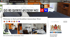 Desktop Screenshot of bedandbreakfastamsterdamwest.nl
