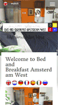 Mobile Screenshot of bedandbreakfastamsterdamwest.nl