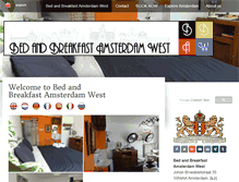 Tablet Screenshot of bedandbreakfastamsterdamwest.nl